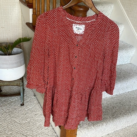 Anthropologie Holding Horses Pavin Tunic Top - Picture 2 of 12